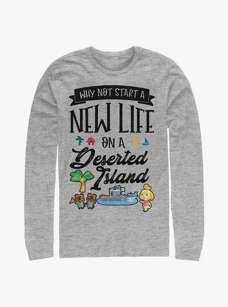 Nintendo Animal Crossing Start Anew Long-Sleeve T-Shirt