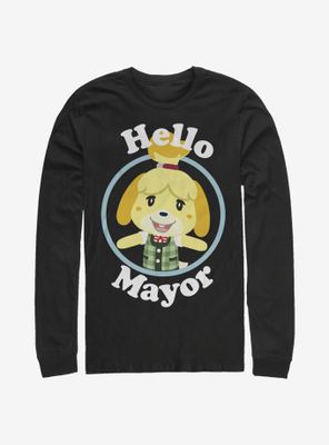 Nintendo Animal Crossing Hello Mayor Long-Sleeve T-Shirt