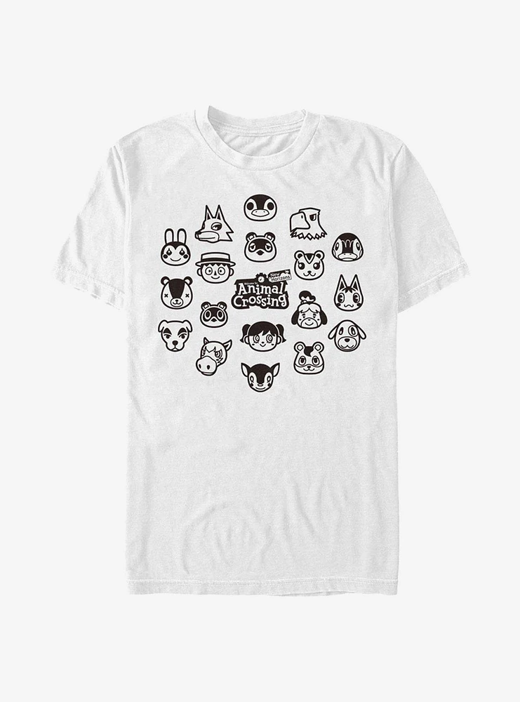 Nintendo Animal Crossing: New Horizons Group T-Shirt