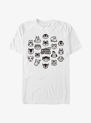 Nintendo Animal Crossing: New Horizons Group T-Shirt