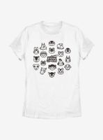 Nintendo Animal Crossing: New Horizons Group Womens T-Shirt