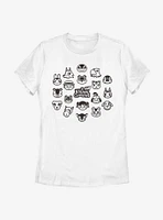 Nintendo Animal Crossing: New Horizons Group Womens T-Shirt