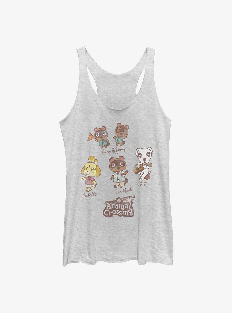 Nintendo Animal Crossing Character Textbook Womens Tank Top