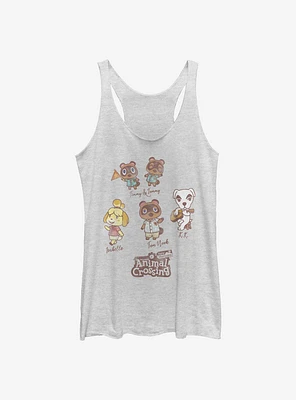 Nintendo Animal Crossing Character Textbook Womens Tank Top