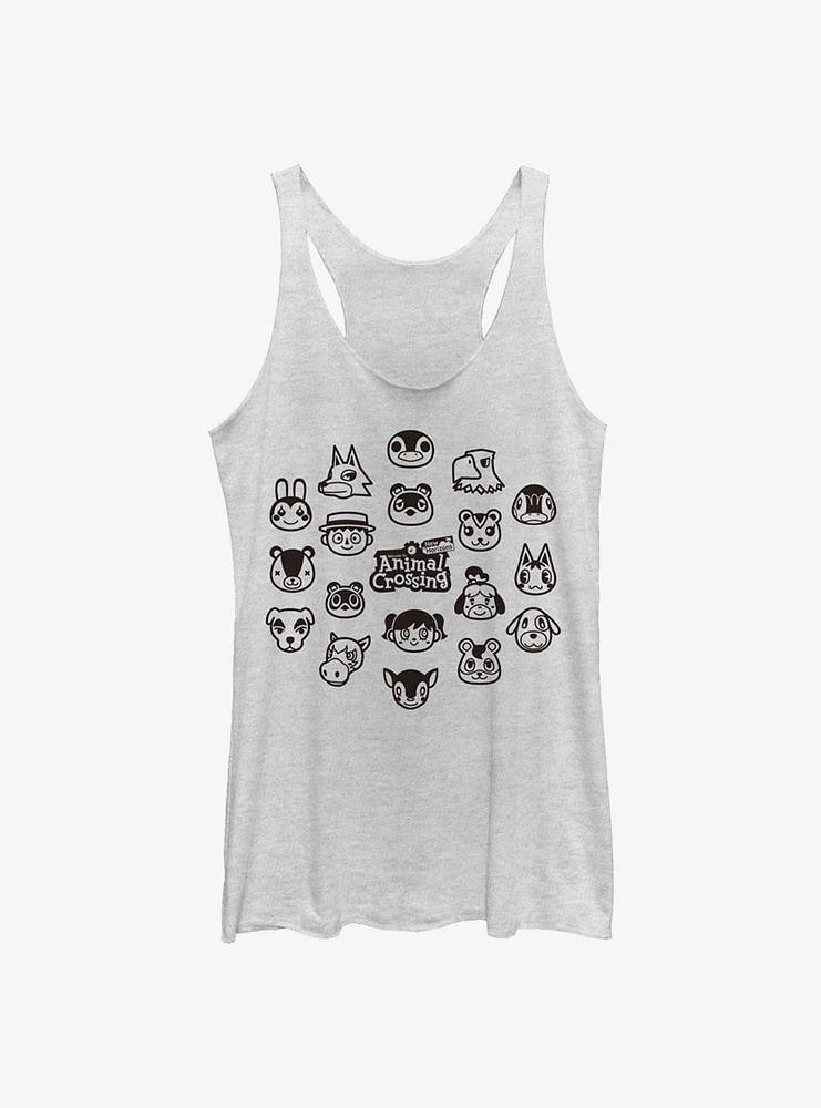 Nintendo Animal Crossing: New Horizons Group Womens Tank Top