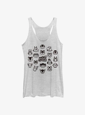 Nintendo Animal Crossing: New Horizons Group Womens Tank Top