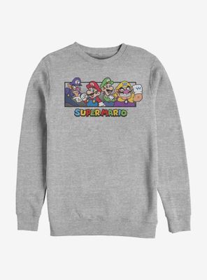 Nintendo Super Mario All The Bros Sweatshirt