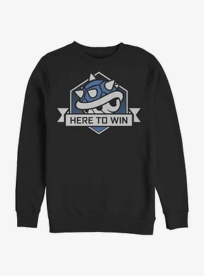 Nintendo Super Mario Here To Win Sweatshirt