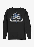 Nintendo Super Mario Here To Win Sweatshirt