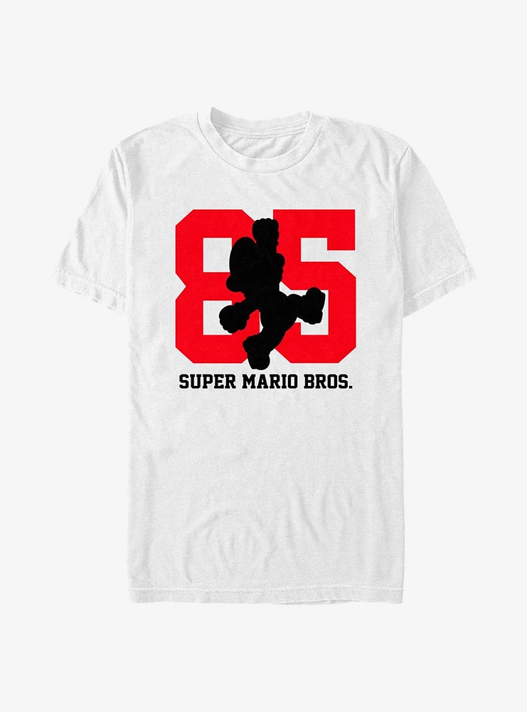 Nintendo Super Mario 85 With Silhouette T-Shirt