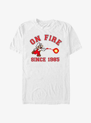 Nintendo Super Mario On Fire T-Shirt