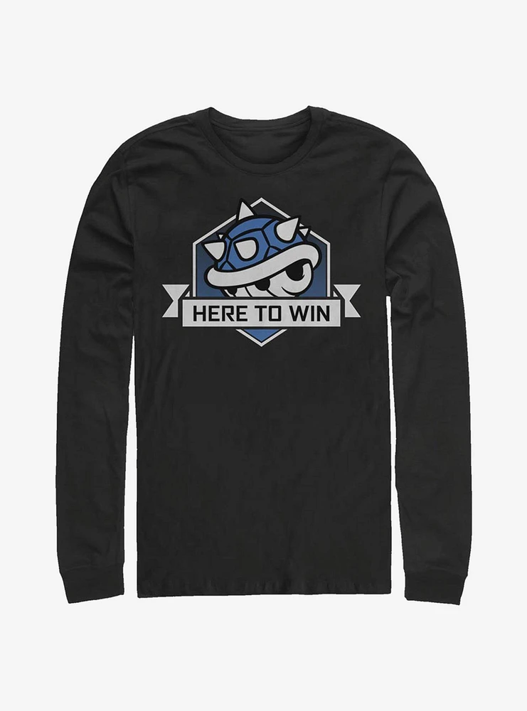 Nintendo Super Mario Here To Win Long-Sleeve T-Shirt