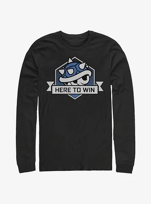 Nintendo Super Mario Here To Win Long-Sleeve T-Shirt
