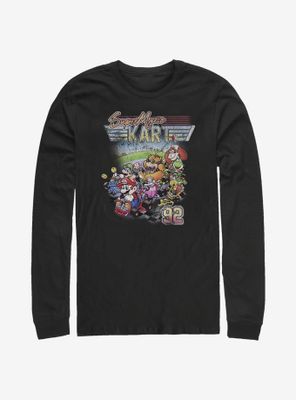 Nintendo Super Mario Kart Nineties Long-Sleeve T-Shirt