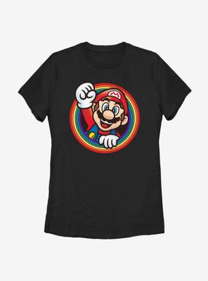 Nintendo Super Mario Rainbow Womens T-Shirt