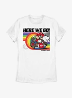 Nintendo Super Mario Rainbow Road Pride Womens T-Shirt