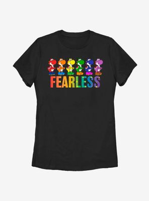 Nintendo Super Mario Yoshi Fearless Womens T-Shirt
