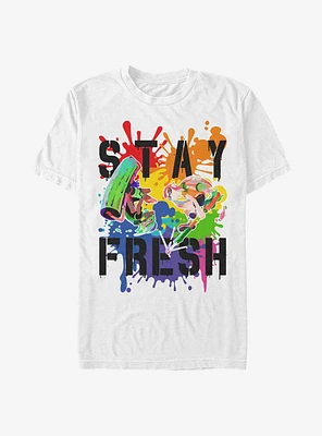Nintendo Splatoon Rainbow Stay Fresh T-Shirt