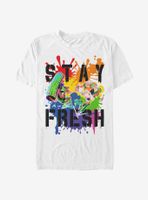 Nintendo Splatoon Rainbow Stay Fresh T-Shirt