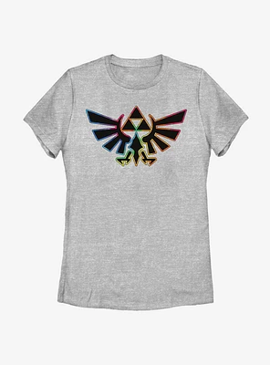 Nintendo The Legend Of Zelda Tie Dye Outline Womens T-Shirt