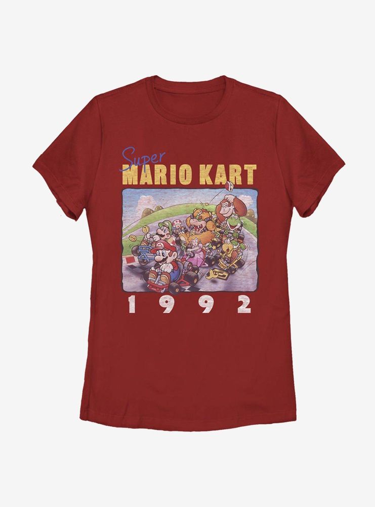 Nintendo Super Mario Mk Box Womens T-Shirt