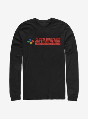 Nintendo SNES Logo Long-Sleeve T-Shirt