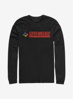 Nintendo SNES Logo Long-Sleeve T-Shirt