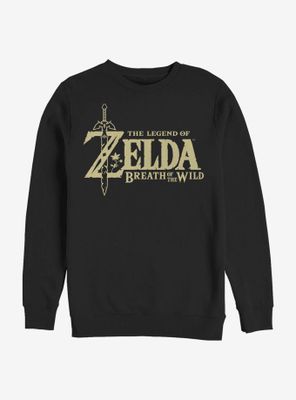 Nintendo The Legend Of Zelda Breath Wild Logo Sweatshirt