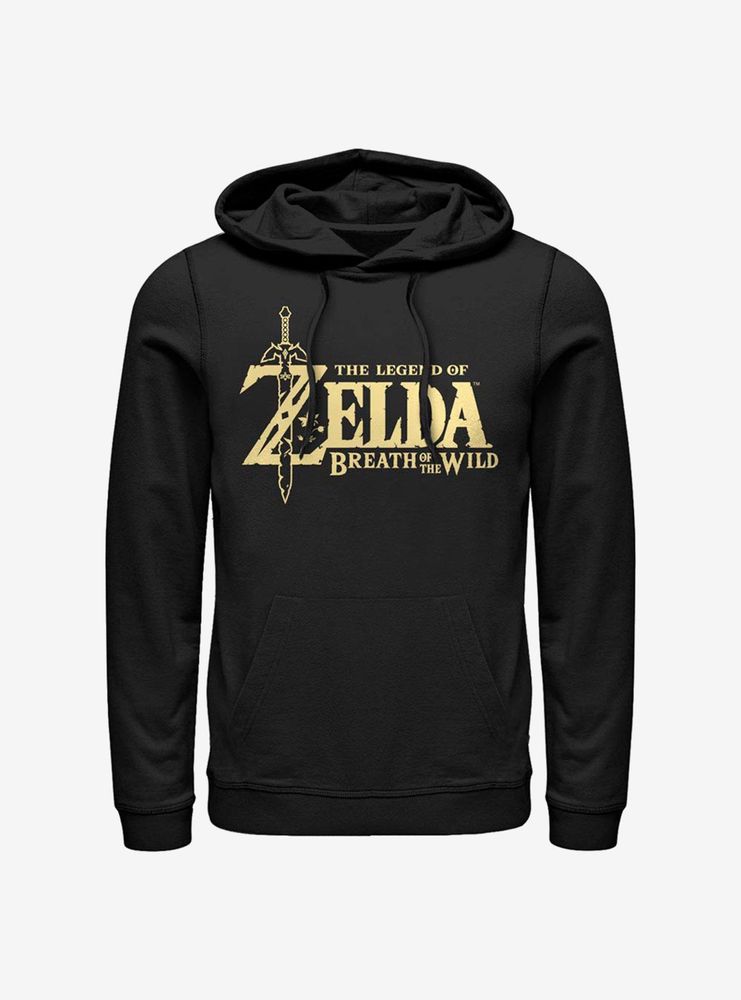 Nintendo The Legend Of Zelda Breath Wild Logo Hoodie