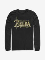 Nintendo The Legend Of Zelda Breath Wild Logo Long-Sleeve T-Shirt