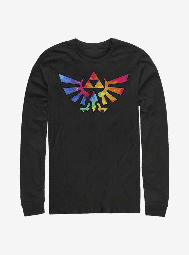 Nintendo The Legend Of Zelda Groovy Crest Long-Sleeve T-Shirt