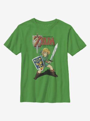 Nintendo The Legend Of Zelda Past Front Youth T-Shirt