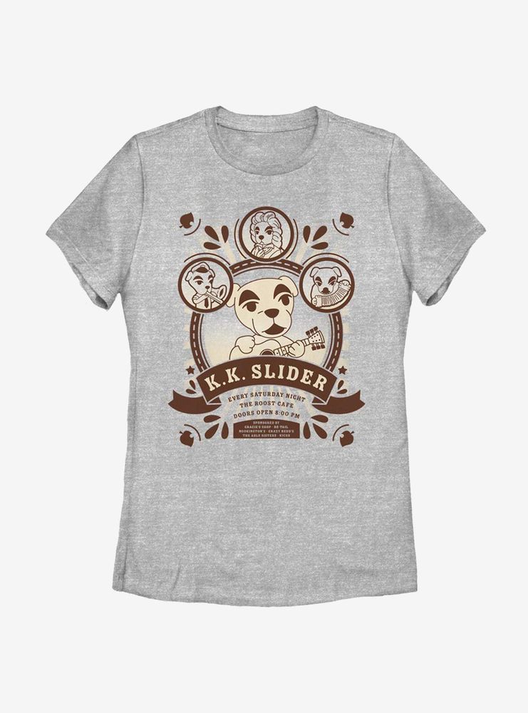 Nintendo Animal Crossing K.K. Slider At The Roost Womens T-Shirt