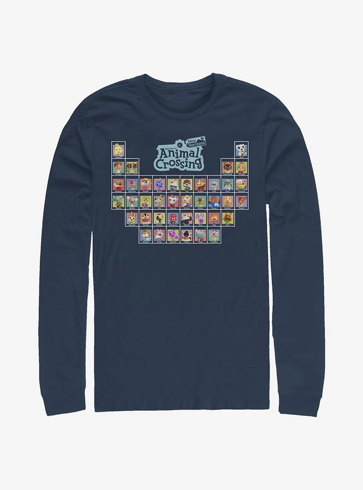 Nintendo Animal Crossing Periodically Long-Sleeve T-Shirt