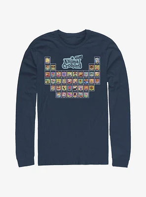 Nintendo Animal Crossing Periodically Long-Sleeve T-Shirt