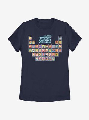 Nintendo Animal Crossing Periodically Womens T-Shirt