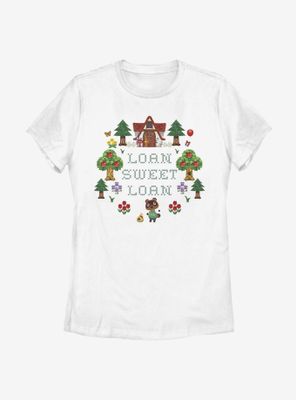 Nintendo Animal Crossing Sweet Loan Womens T-Shirt