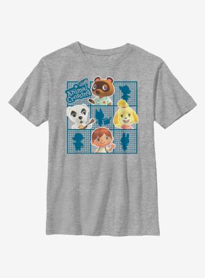 Nintendo Animal Crossing Character Grid Youth T-Shirt