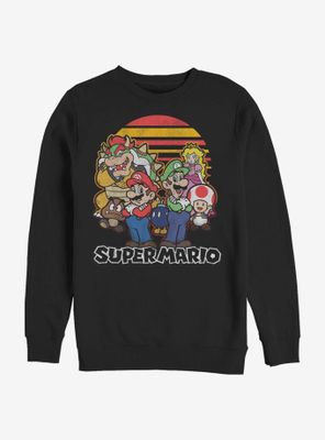 Nintendo Super Mario Group Sweatshirt