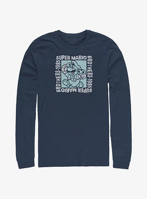 Nintendo Super Mario Brothers Box Long-Sleeve T-Shirt