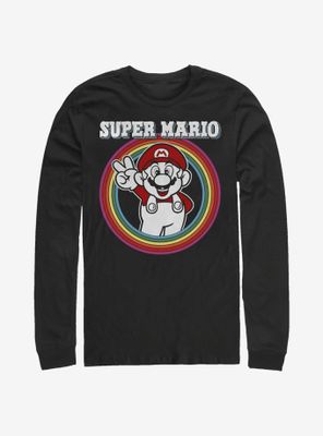 Nintendo Super Mario Rainbow Long-Sleeve T-Shirt