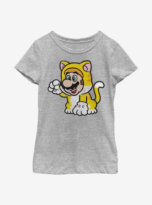 Nintendo Super Mario Cat Solo Youth Girls T-Shirt
