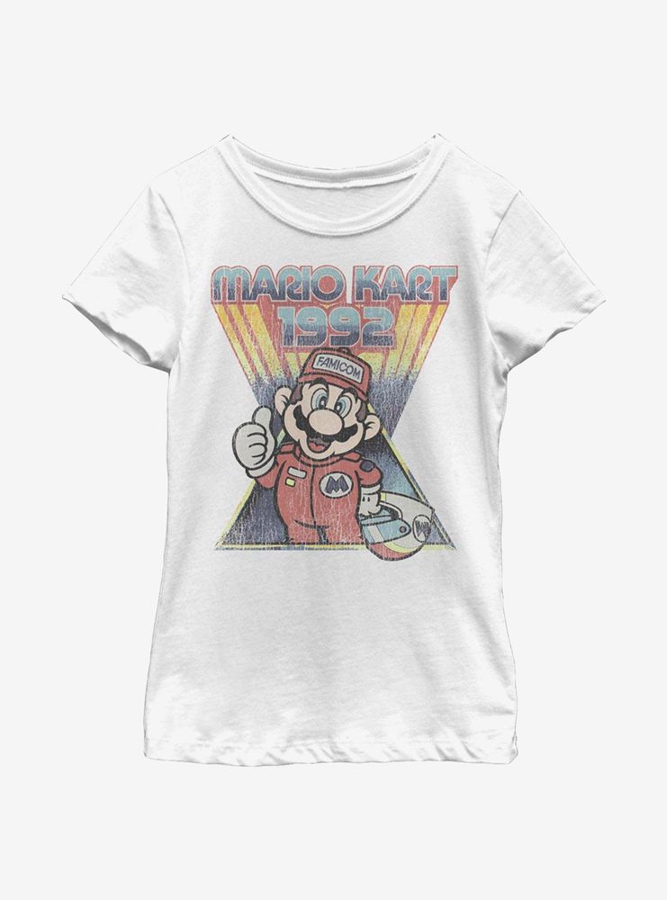 Nintendo Super Mario Race Of Old Youth Girls T-Shirt