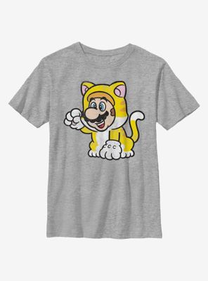 Nintendo Super Mario Cat Solo Youth T-Shirt