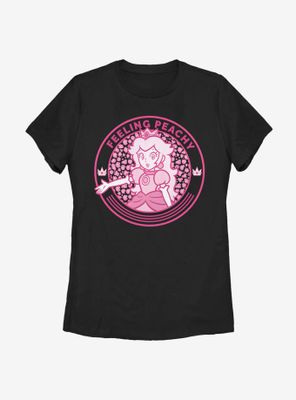 Nintendo Super Mario Cheetah Peach Womens T-Shirt