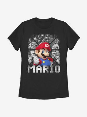 Nintendo Super Mario Buddies Womens T-Shirt