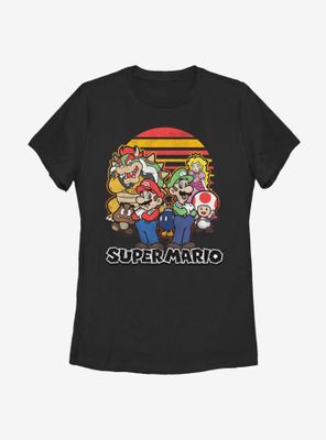 Nintendo Super Mario Group Womens T-Shirt