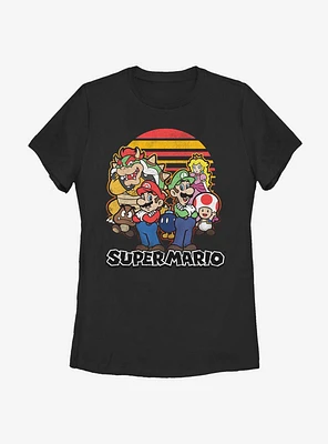 Nintendo Super Mario Group Womens T-Shirt