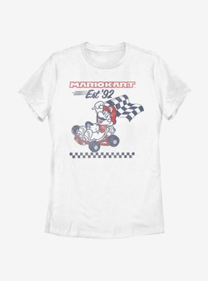Nintendo Super Mario Retro Racing Womens T-Shirt