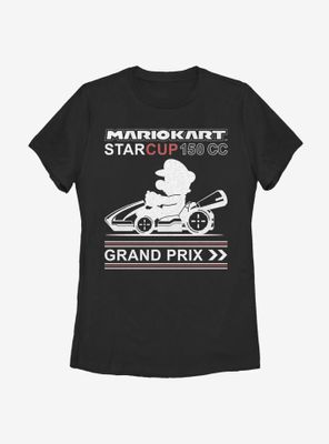 Nintendo Super Mario Star Cup Womens T-Shirt